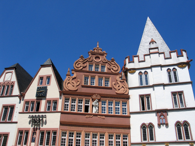 Typische huizen in Trier